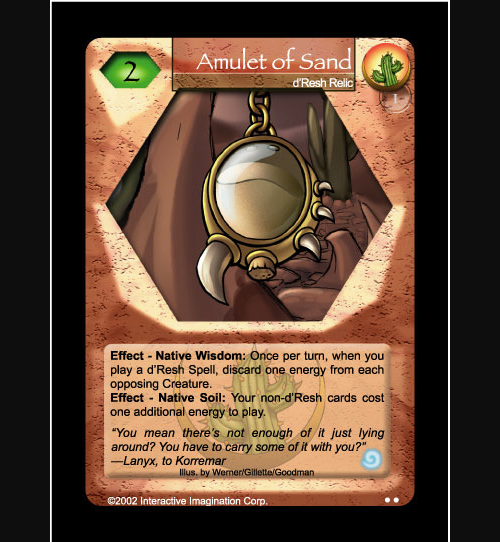 Amulet of Sand